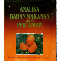 Analisis bahan makanan dan pertanian