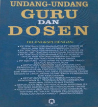 Undang-Undang Guru dan Dosen